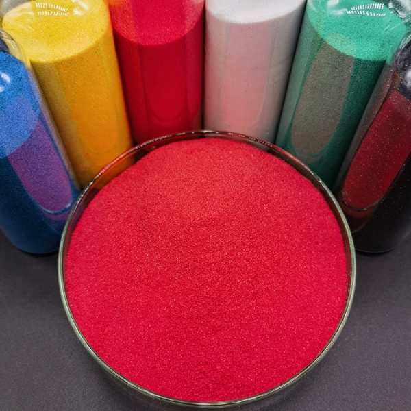 聚脲美缝剂专用轻质彩砂填料 低密度填充质感强防腐蚀填料